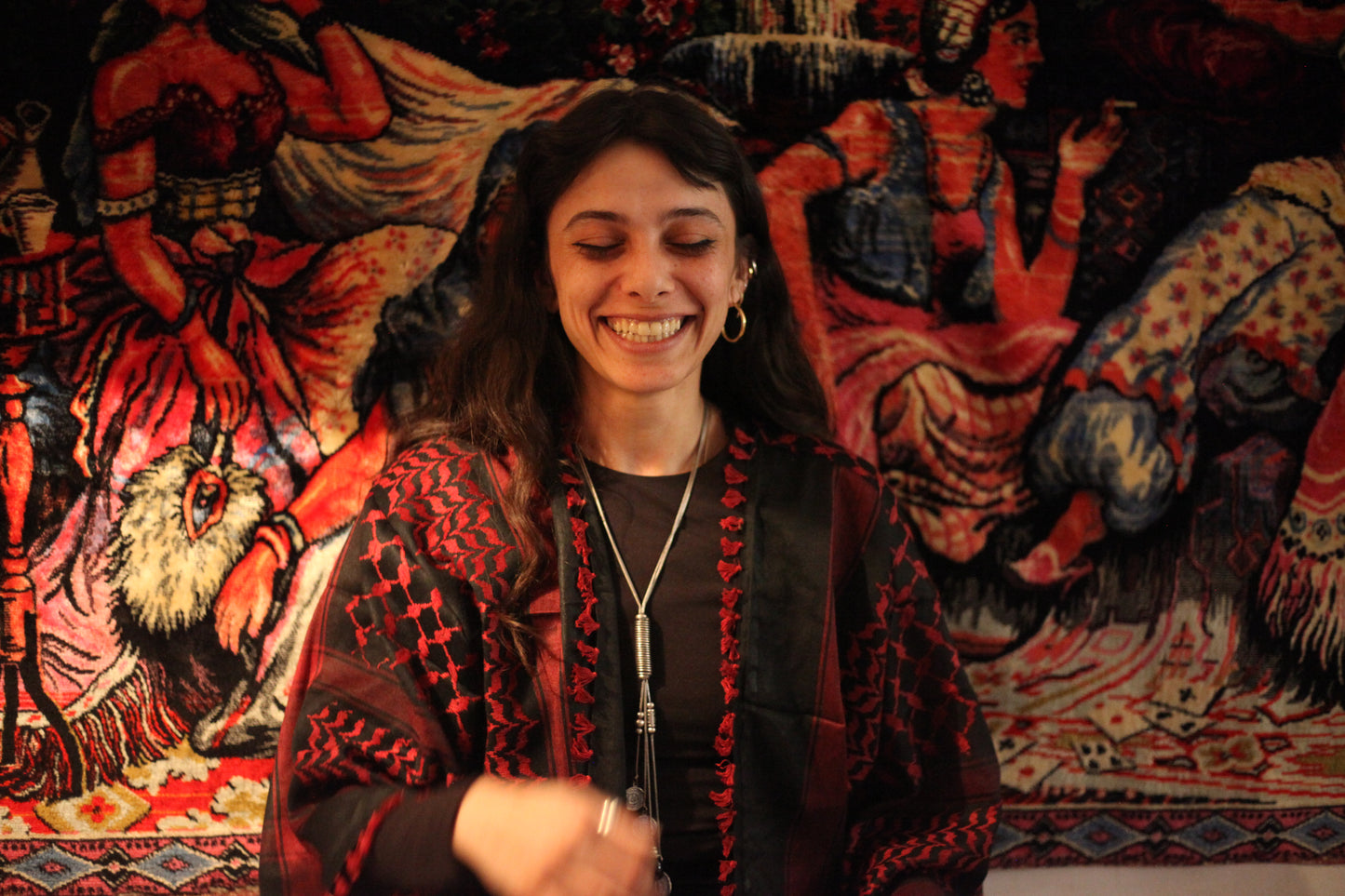 KAFFEYEH KIMONO - NOOR DESIGN