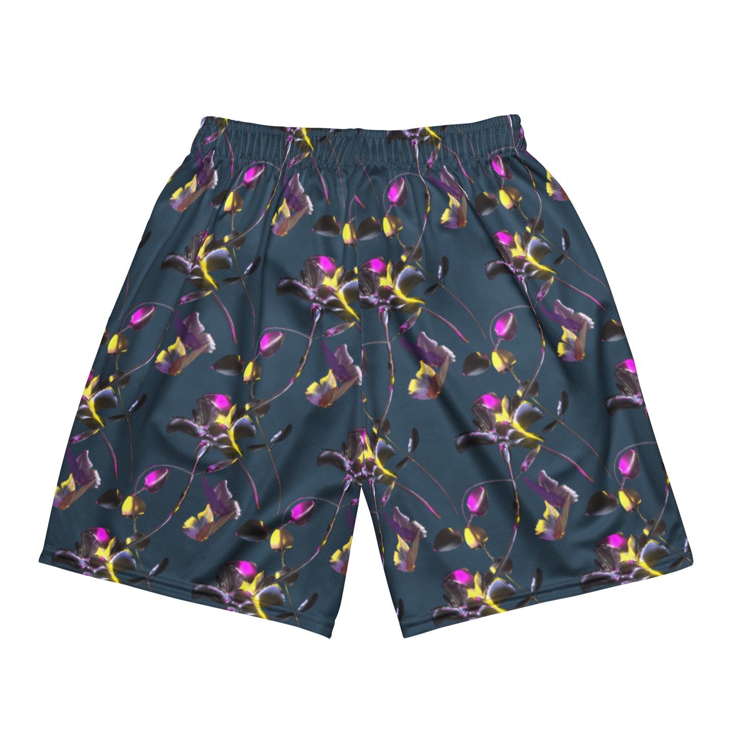UNISEX RECYCLED MESH SHORTS{NAVY}