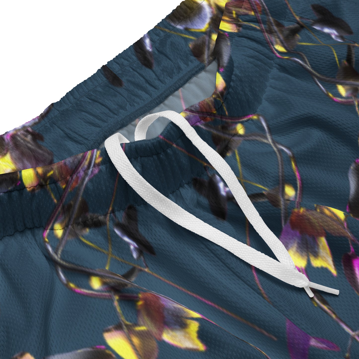 UNISEX RECYCLED MESH SHORTS{NAVY}