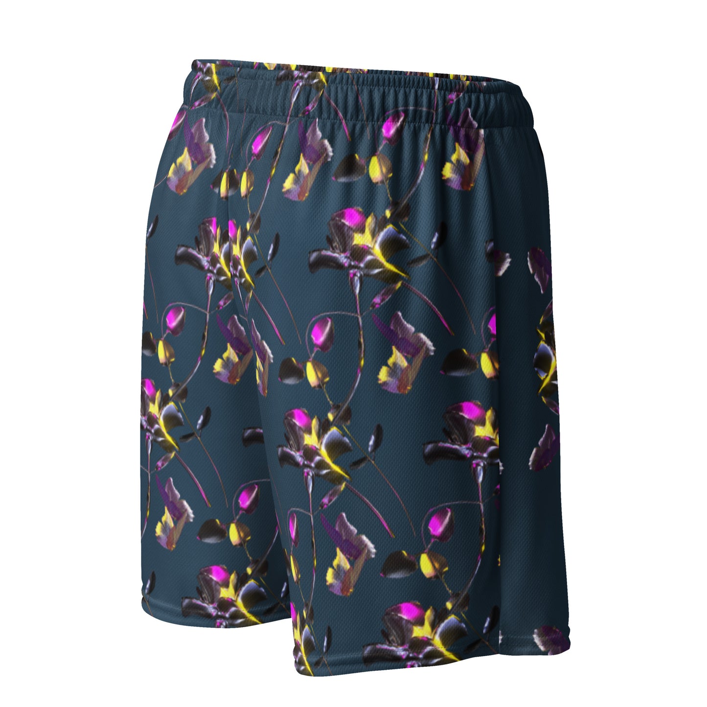 UNISEX RECYCLED MESH SHORTS{NAVY}