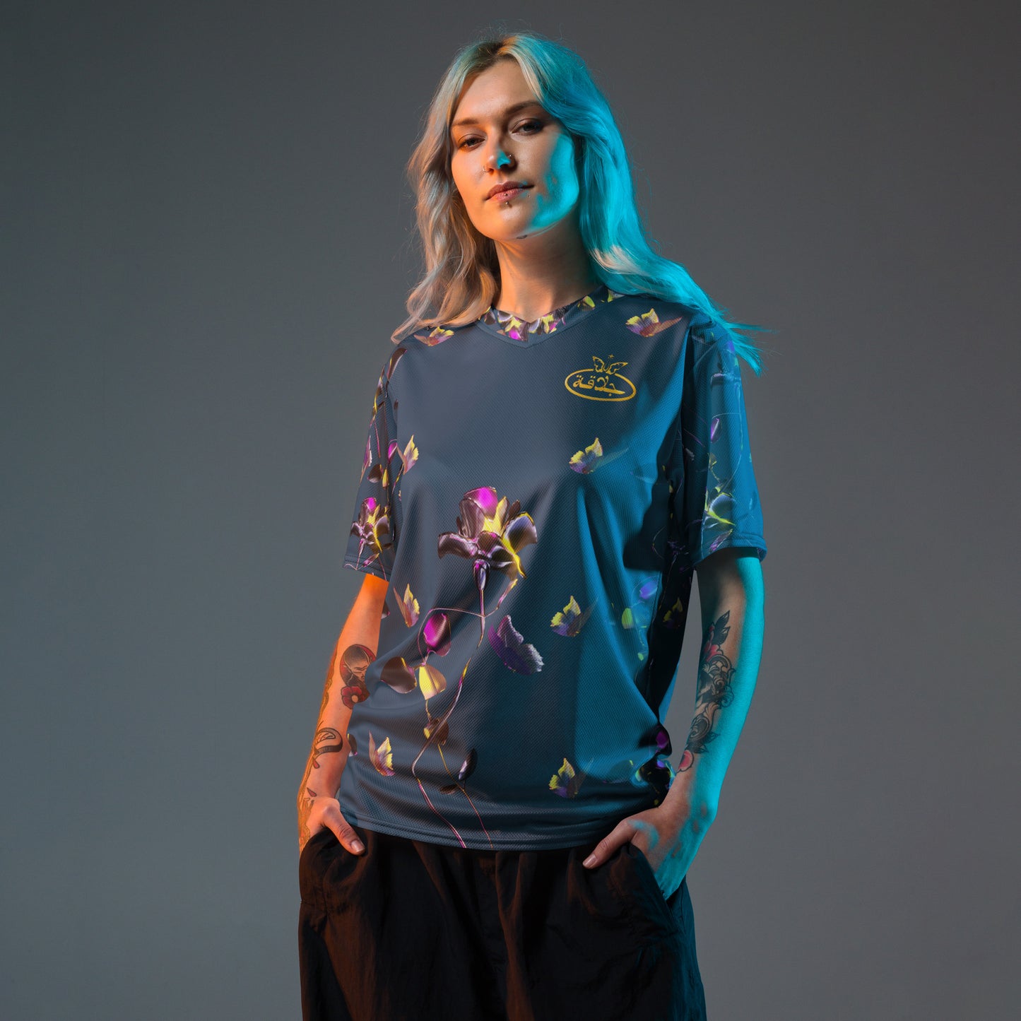 UNISEX RECYCLED JERSEY {NAVY}