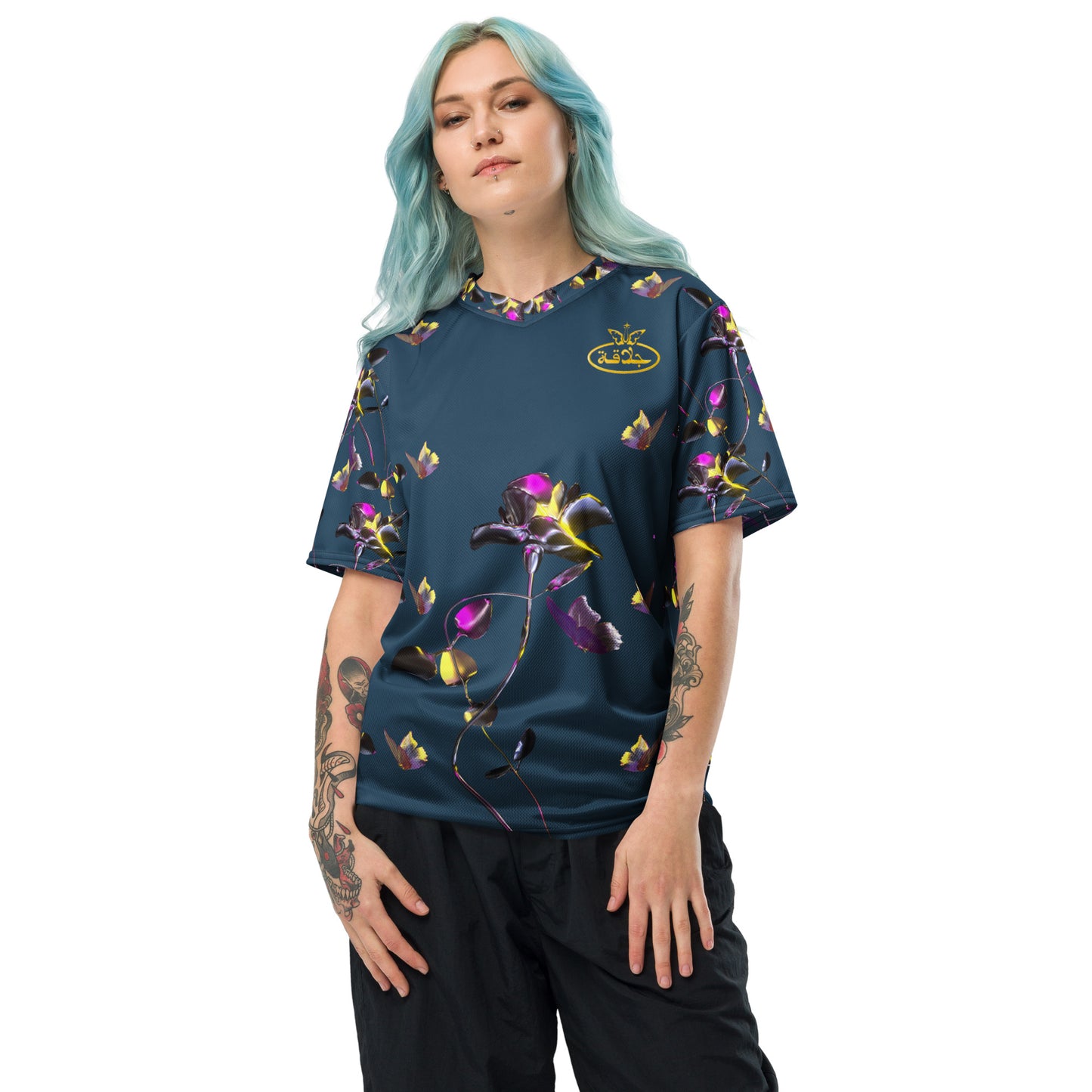 UNISEX RECYCLED JERSEY {NAVY}