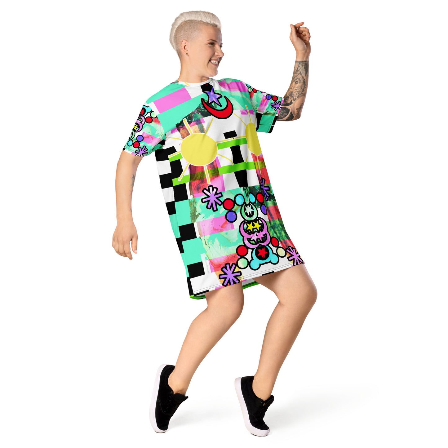 TRIBE JALAQA. TSHIRT DRESS