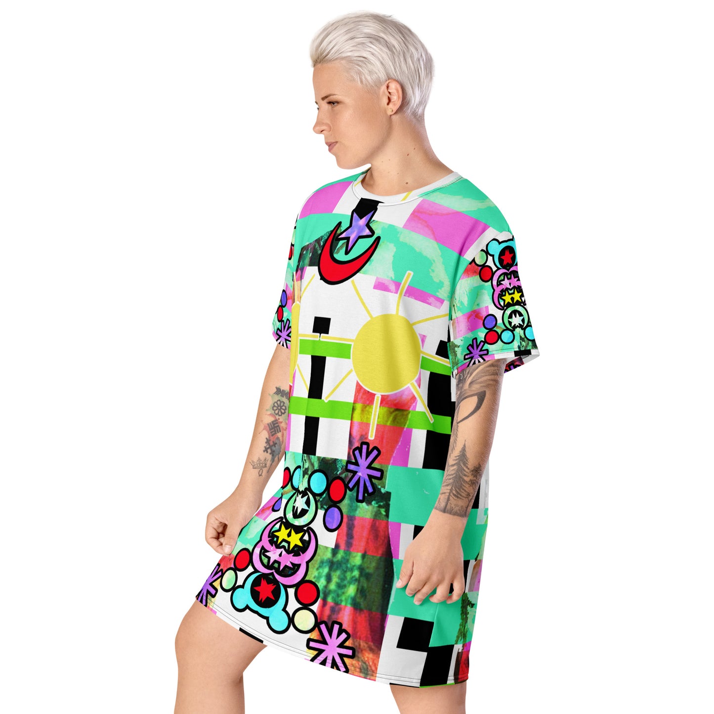 TRIBE JALAQA. TSHIRT DRESS