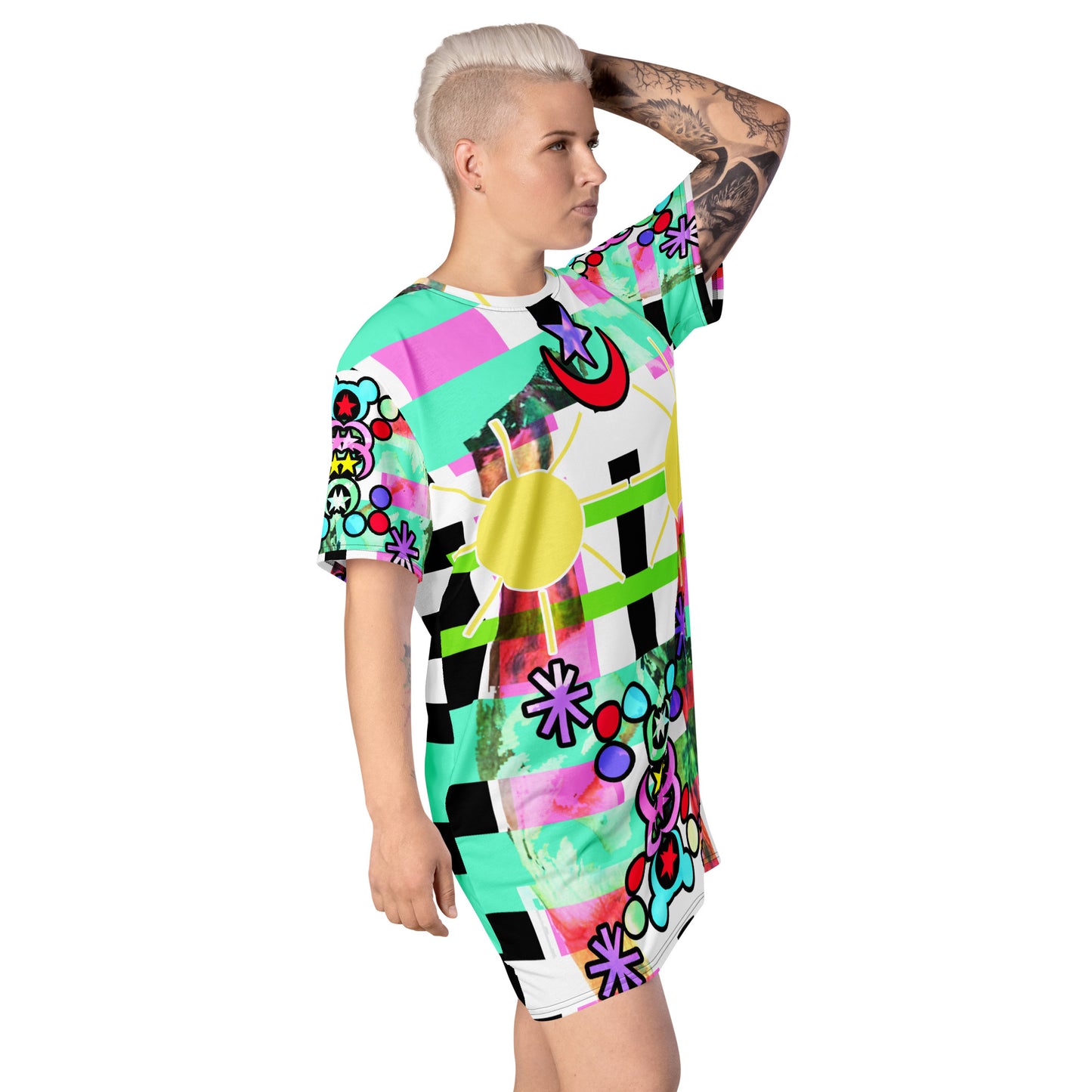 TRIBE JALAQA. TSHIRT DRESS