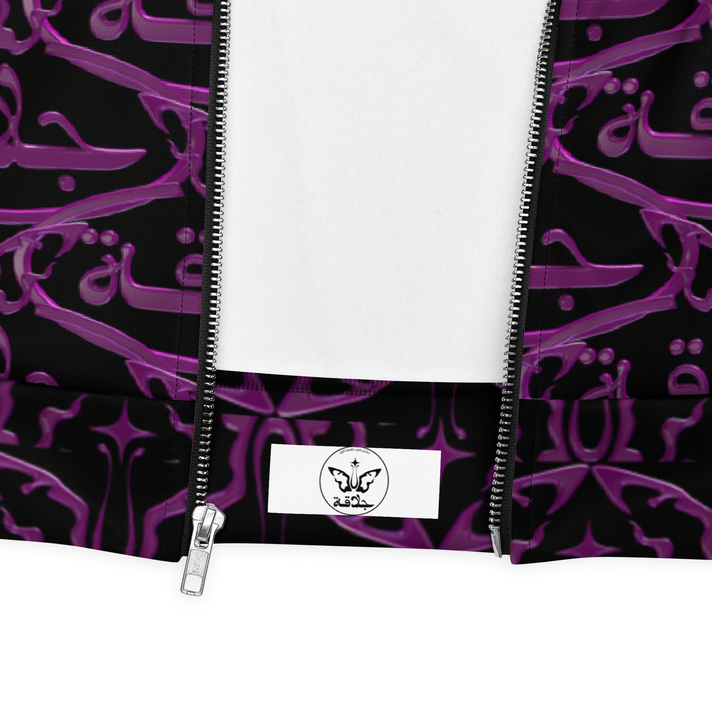 ROYAL JALAQA UNISEX BOMBER JACKET . BLACK