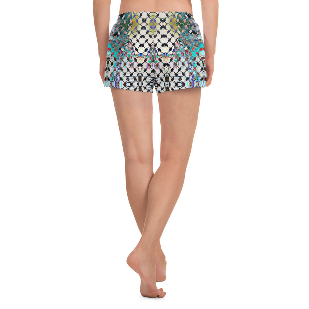 PSYCHEDELIC JALAQA. RECYCLED SHORTS
