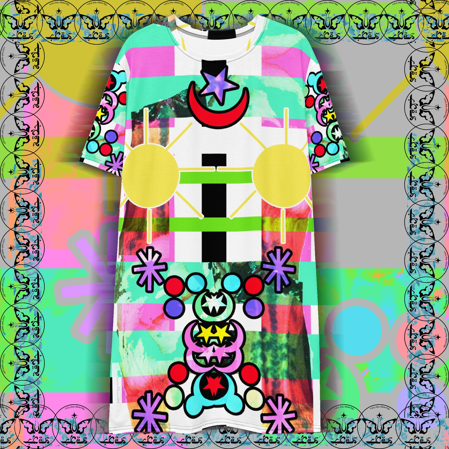 TRIBE JALAQA. TSHIRT DRESS