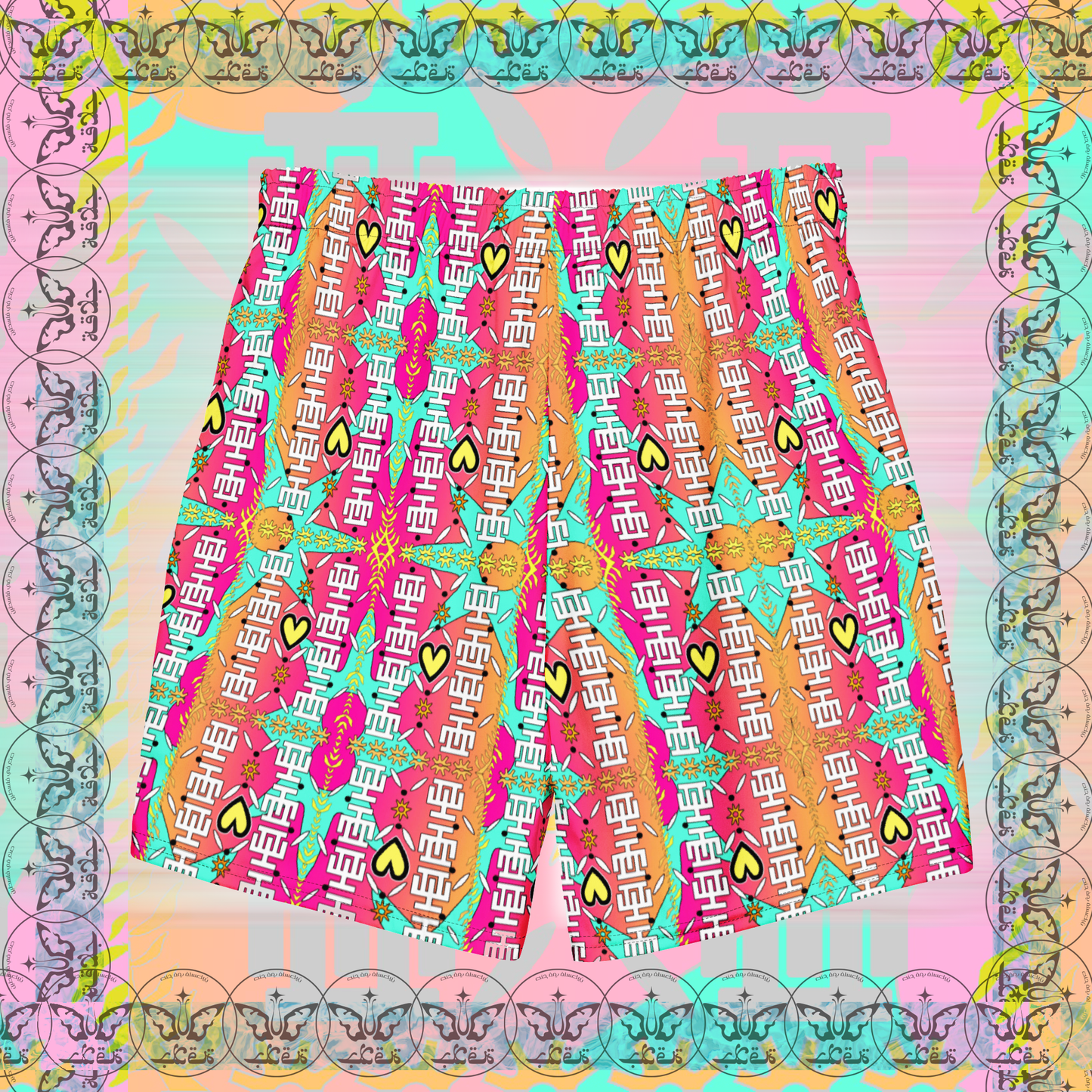 TRIBE {2} JALAQA. BEACH SHORTS
