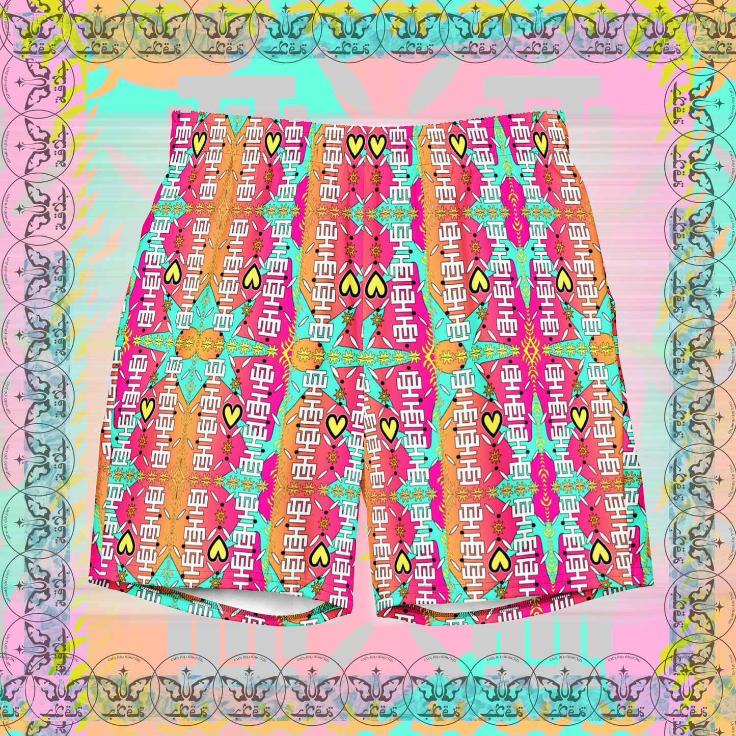 TRIBE {2} JALAQA. BEACH SHORTS