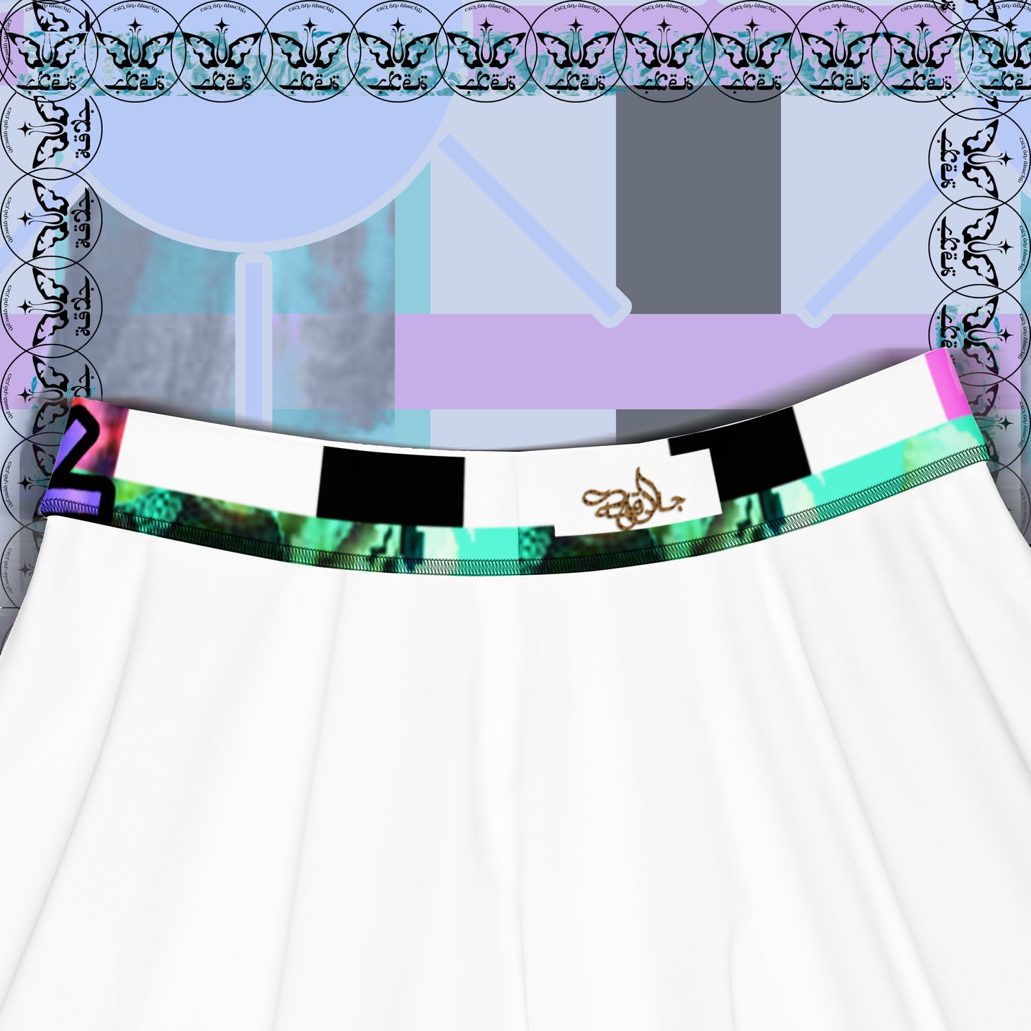 TRIBE JALAQA. SKATER SKIRT