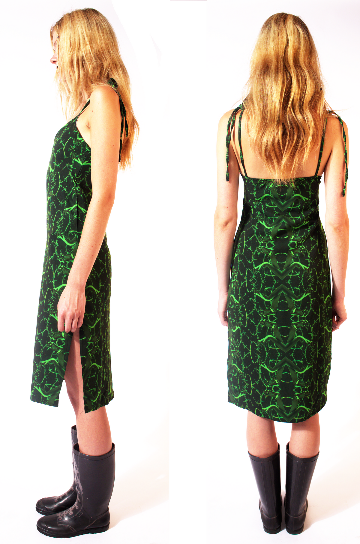 MIDI STRAP DRESS V3 - TRIP ON DRIP {{NEW}}