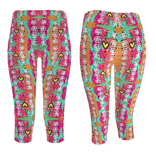 JALAQA. CAPRI LEGGINGS