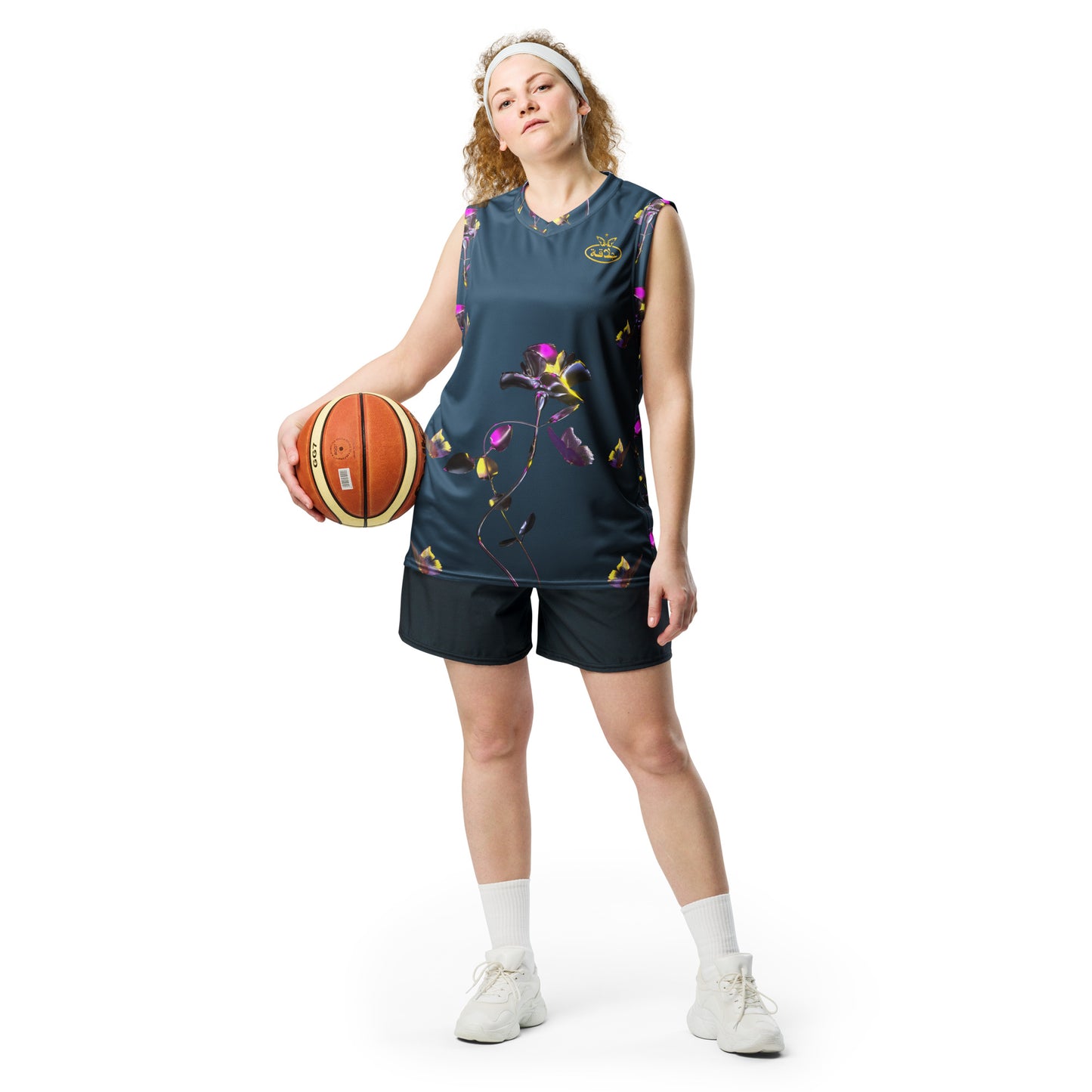 UNISEX BASKETBALL RECYCLED JERSEY {NAVY}
