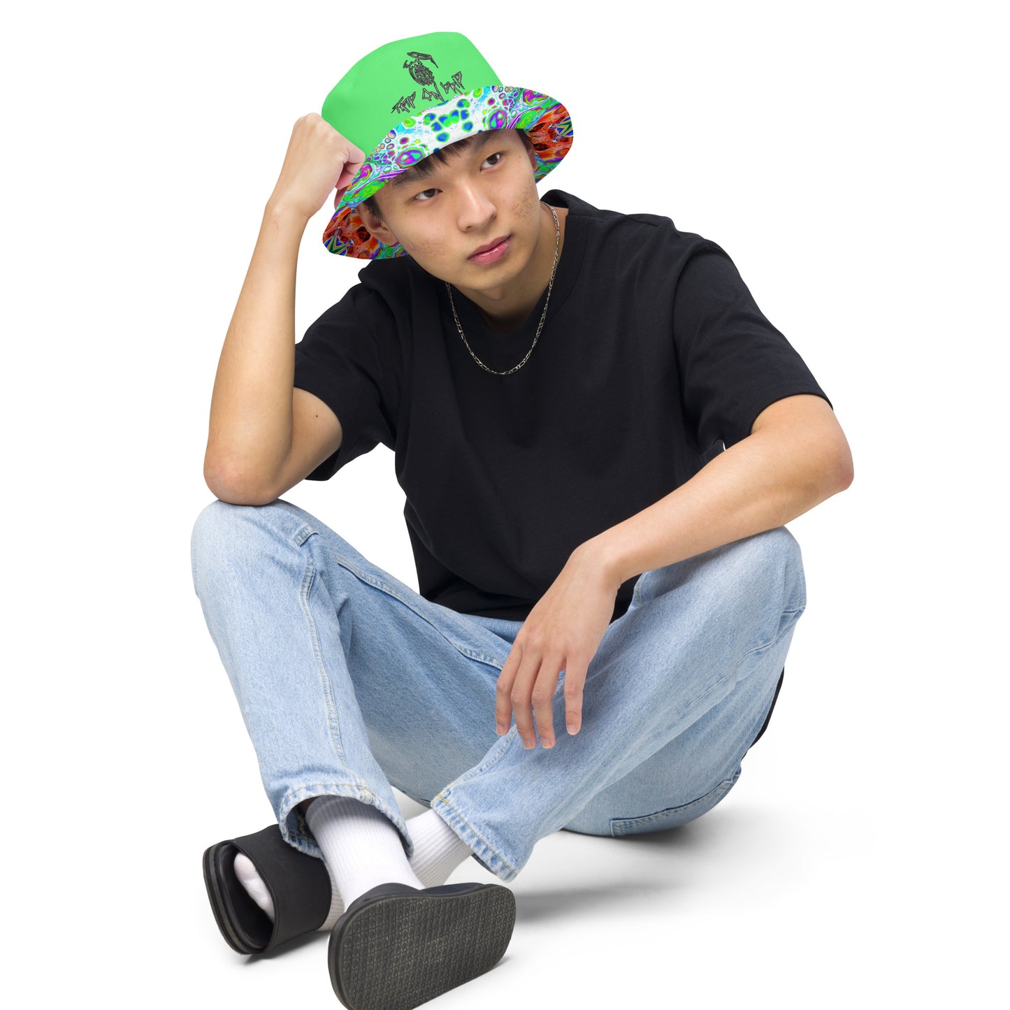 {NEW} TRIP ON DRIP X JALAQA - REVERSIBLE BUCKET HAT