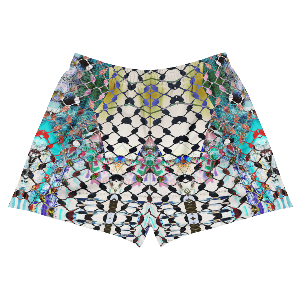 PSYCHEDELIC JALAQA. RECYCLED UNISEX SHORTS